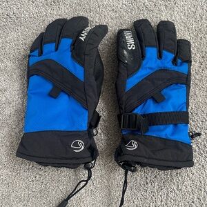 Swany Kids Blue and Black Winter Gloves